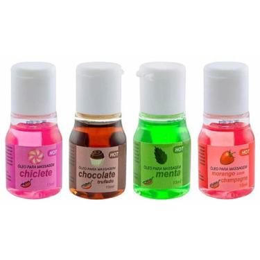 Imagem de Óleo Para Massagem Sensual Erótica Hot Ice Esquenta Esfria 15ml Chilli