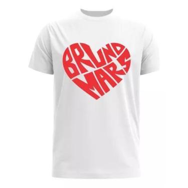 Imagem de Camiseta Camisa Coração Bruno Mars Show Tour 2024 - Loja Dinka, 1