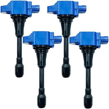 Imagem de GP POWER Conjunto De 4 Bobinas Ignição Compatíveis Com Nissan Infiniti Frontier Altima Versa Sentra Cube Nv200 Rogue Fx50 Qx60 Qx70 1.6 1.8 2.0 2.5 L4 5.0 5.6 V8 Substituição Para Uf549 22448Ja00C C