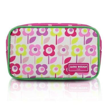 Imagem de Estojo Tamanho Médio Rosa Sapeka Jacki Design Fúcsia - Floral Pink Mochila