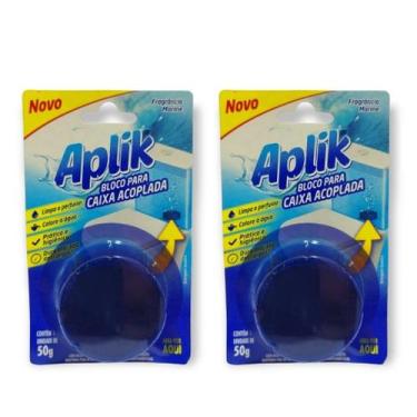Imagem de 2 Tablete Caixa Acoplada Privada Água Perfumada Frescor Detergente San