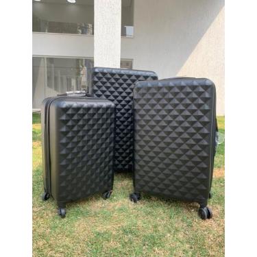 Imagem de Mala de viagem kit 3 peças - Ultra Leve, Expansiva style preta