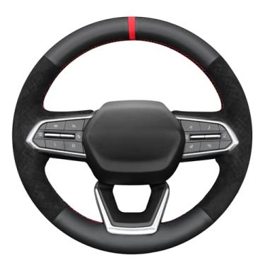 Imagem de MEWANT Capa de volante costurada DIY para Chevrolet Equinox 2025/Chevrolet Silverado EV 2024-2025/Traverse 2024-2025/Tahoe 2025/Blazer EV 2024-2025/Suburban 2025 (em forma de O)