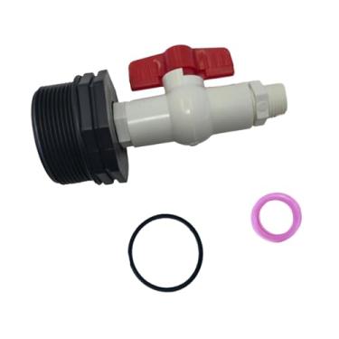 Imagem de Esquirla Válvula de controle de PVC, controlador de substituição de de tambor, acessório multiuso fácil de usar, conector de tanque de água, adaptador