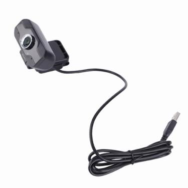 Imagem de Webcam para PC Full HD 1080P, Plug and Play, Microfone Embutido, Remoção de Ruído 3D, Ampla Compatibilidade, Com de áudio, para Aulas On-line - U-8-N