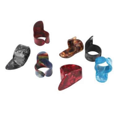 Imagem de Acouto 7pcs Guitarra Picaretas - Confortáveis ​​Picaretas de Dedo Celulóide para Bass Guitarristas e Amantes da Música