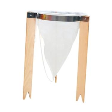 Imagem de Bothyi Bolsa de filtro de mel estandes de barragem de mel cozinha de rack para balde de mel ferramenta de extração de mel de equipamento amigável para balde, 1 Filtro de Mel