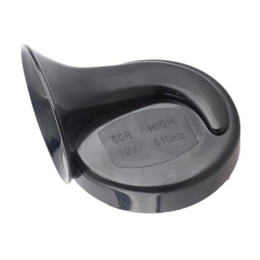 Imagem de Karlak A Buzina Mais Poderosa de 12V de 300dB, Metal e Estrutura de Motociclismo Não Oxidada, Design Compacto para Caminhões, ATVs e Karts Com Chifre Eletromóbilo, Som de Trem (Preto, vermelho)