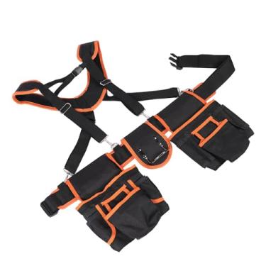 Imagem de YWBL-WH Multi Pocket Electrician Tool Pouch Water Proof Sacag de Ombro Ajustável para Reparo para o Local de Construção, Organizador de Serviço Pesado