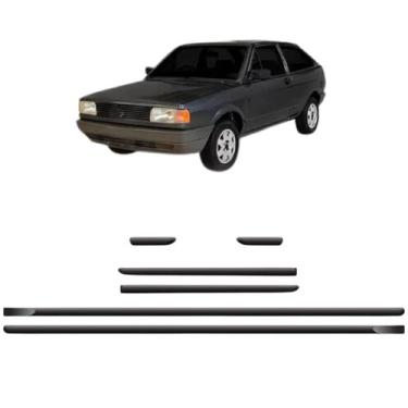Imagem de Friso Lateral Gol Cl 1987 A 1994 2 Portas - Topmix, Preto