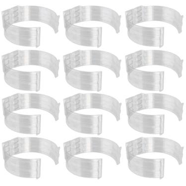 Imagem de Kit 12 Abraçadeira Impacto Para Cano Tubo 50Mm 2`` Incolor