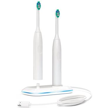 Imagem de Galvanox Dual Toothbrush Charger for Philips Sonicare Electric Toothbrushes - Replacement for HX6100 Works with Protective Clean 4100, 6100, Kids Models & More (Waterproof Charging Base) 2-in-1