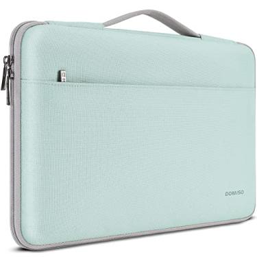 Imagem de DOMISO Capa para tablet de 10,1 polegadas com alça resistente à água bolsa protetora para transporte para iPad Air de 10,5 polegadas 11,9 polegadas / iPad de 10,2 polegadas / iPad Pro de 10,5 polegadas 11,9 polegadas / Surface Go 2 3/Lenovo Ideapad D330, verde menta