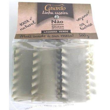 Imagem de Massa Lasanha Verde Sem Glúten 300g - Casarão