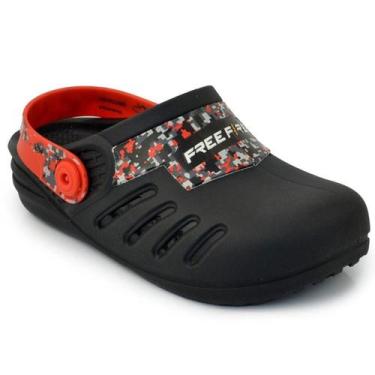 Imagem de Sandalia Grendene Kids 22855 Free Fire Battle, Preto, 30