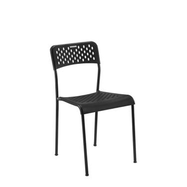 Imagem de Cadeira de Espera para Salão de Beleza Dompel Canadá Preto