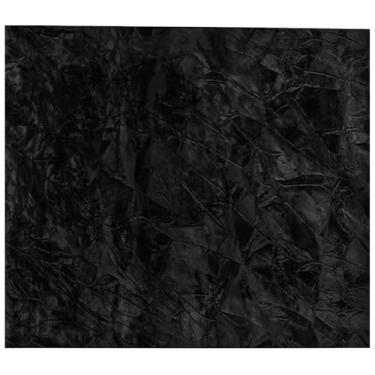 Imagem de Papel de parede de veludo verde esmeralda luxuoso para quarto papel de contato texturizado removível para armários gaveta de tecido de veludo macio