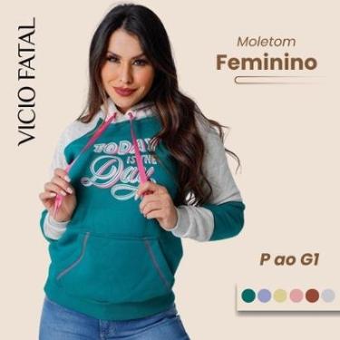 Imagem de Blusa Feminina Moletom Invernal Canguru Capaz-Feminino
