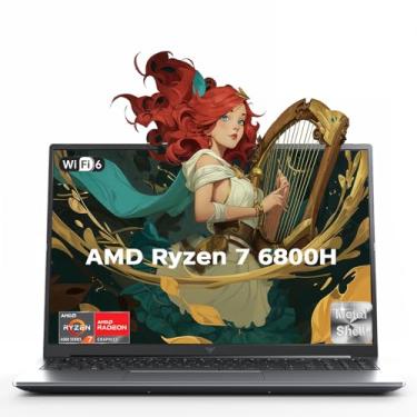Imagem de ACEMAGIC Laptop AMD, laptop com tela FHD de 16 polegadas com processador AMD Ryzen 7 6800H de até 4,7 GHz, 16 GB RAM DDR5 4800 MHz 512 GB SSD Notebook com teclado retroiluminado