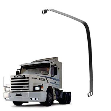 Imagem de Cinta Tanque Combustível Metálico p Scania T/R 113/143 Inox