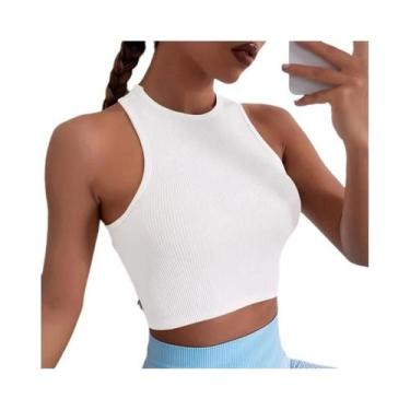 Imagem de Regata Feminina Y2K Sem Costura - Modelo Espartilho Push Up para Verão