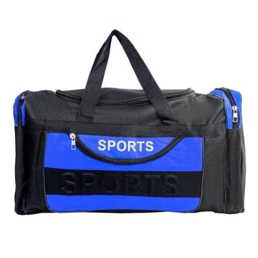 Imagem de Bolsa Mala De Mao Esportiva Mochila Sacola Treino Academia Viagem Masculina Feminina Azul