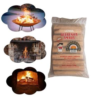 Imagem de Lenhas Churrasco Forno De Pizza Fogueira Lareira 10kg