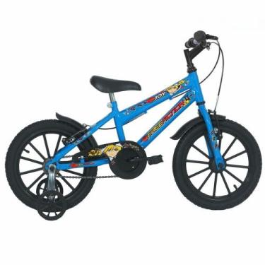 Imagem de Bicicleta Aro 16 Free Action Joy MTB 1V V-Brake, Azul