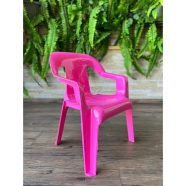 Imagem de Poltrona Infantil Plastica Super Resistente (Rosa)