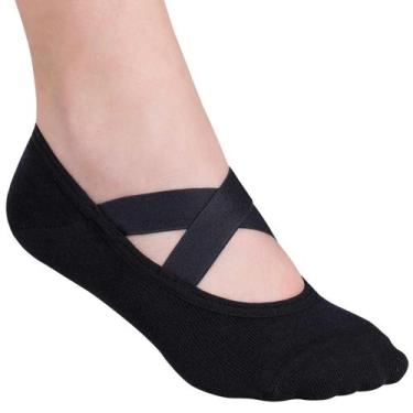 Imagem de Meia Lupo Antiderrapante Pilates 4942-006, Bubble gum, 37-40