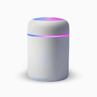 Imagem de Umidificador de Ar Portátil USB - 300ml Branco Com Led - lwgup