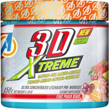 Imagem de Pré-Treino Arnold 3D Extreme 150g Ponche de Frutas Arnold Nutrition