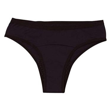 Imagem de Calcinha Absorvente Violeta Cup Cor Preta Tamanho P, Violeta Cup