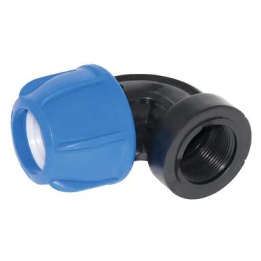 Imagem de Joelho cotovelo - rosca fêmea - pead - Pead Conexões, 25X3/4