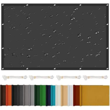 Imagem de Guarda-sol Vela Retangular 1,5 X 3,4 M Toldo Protetor Solar Dossel 98% Uv Durável Sun Shade Vela Toldo Dossel Com Cordas E Ilhós Para Jardim, Pátio, Terraço, Camping