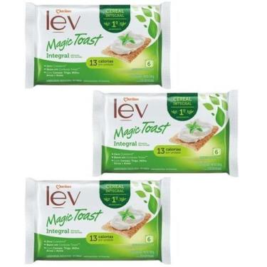 Imagem de Torrada Lev Toast Crocante Cereais Base Para Patê Kit 450g - Marilan