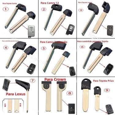 Imagem de Toyota Camry RAV4 Lexus Cruiser Chave De Emergência Inteligente Com Co