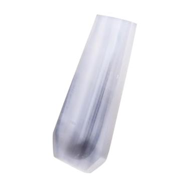 Imagem de harayaa Tigela de cristal de selenita, bandeja de exposição com prato de carregamento de selenita, organizador de joias para decoração de mesa de cabeceira, 12cm