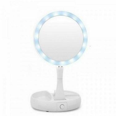 Imagem de Espelho Iluminado Led Articulado Portátil Perfeito Maquiagem
