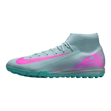 Imagem de Nike Mercurial Superfly 10 Academy TF Tênis de futebol de cano alto (FQ8331-301, Ocean Cube/Pink Blast), Ocean Cube/Pink Blast, 40
