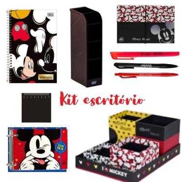 Imagem de Kit Papelaria Fofa Escritorio Mickey