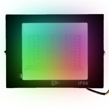 Imagem de Refletor Holofote 300W RGB Colorido Bivolt Uso Externo C/Controle