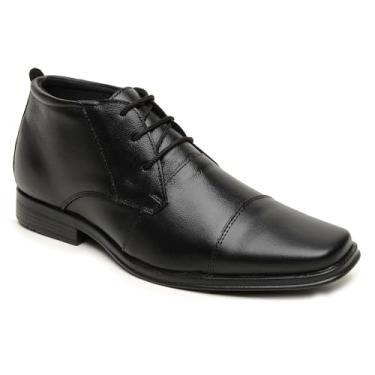 Imagem de Bota Social Masculino em couro - Sport fino (Preto, ., BR, Adulto, Numérico, 38)