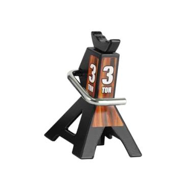 Imagem de Colaxi Macaco de chão para carro RC de 3 toneladas, ferramenta de reparo, mini brinquedo de metal, decoração, altura ajustável para escala 1/10 D90 SCX10, Preto