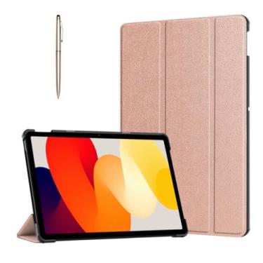 Imagem de Capa Magnética Anti Impacto Compatível Xiaomi Redmi Pad Se 11 Polegadas 2023 Case Flip Para Tablet Capa Para Xiaomi Pad Se 11 (gold rose)