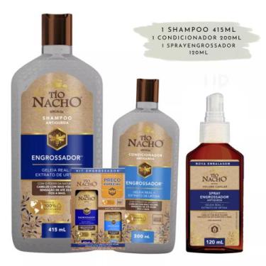 Imagem de Tio Nacho Shampoo Condicionador Spray Engrossador Antiqueda - TIO NCAH
