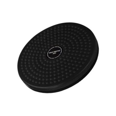 Imagem de kowaku Ab torção placa de equilíbrio placas massagem pé cintura torção disco cintura torção disco placa para treinamento de força esportes internos, preto