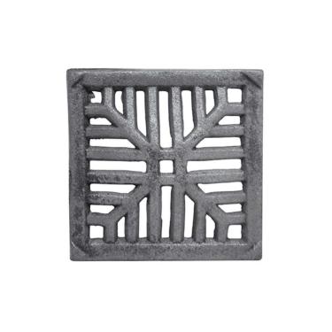 Imagem de Grelha Côncavo Ralo De Ferro Fundido 15X15Cm