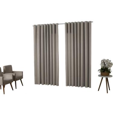 Imagem de Cortina 3,00X2,50 Oxford Quarto Sala Porta Avelã