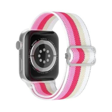 Imagem de Pulseira De Nylon Boêmia Para Apple Watch Ultra 49mm 41mm 45mm, Bracel